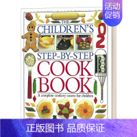 [正版]英文原版 Children's Step by Step Cookbook 儿童启蒙认知烹饪烘焙 DK 儿童阅读