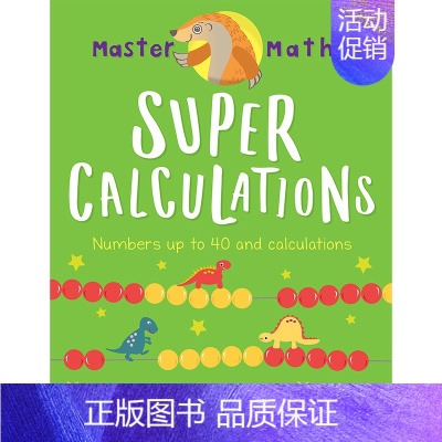 Super Calculations [正版]原装 儿童绘本读物Master Maths Workbook系列 Get