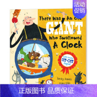 [正版]一个呑了大时钟的巨人 英文原版 There Was an Old Giant Who Swallowed a C