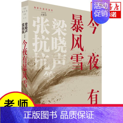 [正版] 今夜有暴风雪 梁晓声 等 著 孟繁华 编 中国古代随笔文学 书店图书籍 中国青年出版社书排行榜