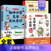 [一套搞定]小学+初中+高考文学常识 初中通用 [正版]初中必背文学文化常识2024版人教版语文初中生中国古代历史现代文