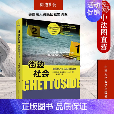 [正版] 2023新 街边社会 美国黑人贫民区犯罪调查 里奥维 犯罪侦查推理故事读物 叙事性纪实文学 美国司法制度 中国