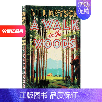 [正版]英文原版 A Walk In The Woods 林中漫步 比尔·布莱森旅行游记 英文版 进口英语原版书籍