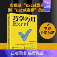 [正版]巧学巧用Excel:迅速提升职场效率的关键技能数据分析数据整理电商运营新手学excel从入门到精通从菜鸟到高手北