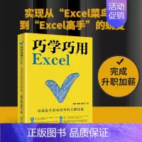 [正版]巧学巧用Excel:迅速提升职场效率的关键技能数据分析数据整理电商运营新手学excel从入门到精通从菜鸟到高手北