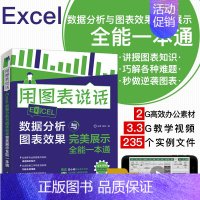 [正版]用图表说话 Excel数据分析与图表效果展示全能一本通办公Office Excel职场图表数据分析公式函数从入门