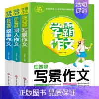 [正版]全3册名师手把手学霸作文初中生叙事作文写人作文写景作文七八九年级写景想象叙事抒情素材辅导难点重点常见问题分类满分
