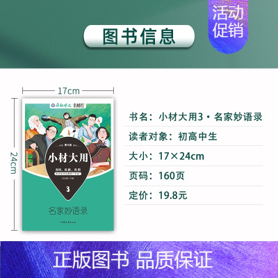 3名家秒语录[第5版] 高中通用 [正版]疯狂作文 小材大用3 名家妙语录 高中高考作文模板素材干货满分技巧分类高分写作
