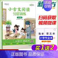 语文 五年级上 [正版] 新东方小古文阅读分层训练五年级5小学插图注释提高阅读能力新东方优学练常考知识清单难题详解祥