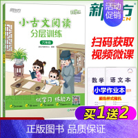 语文 六年级上 [正版] 新东方小古文阅读分层训练六年级小学插图注释提高阅读能力新东方优学练常考知识清单难题详解祥尽