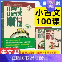 小古文100课[上册+下册] 小学通用 [正版]朱文君老师小学生小古文一百篇上下册含视频一张小学生小古文100课文言文短