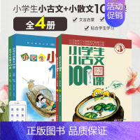 小古文100课+小散文100课 小学通用 [正版]小学生小古文100课 上下册 小古文100篇 小学生 上下册 朱文君文