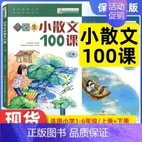 小散文100课[上册+下册] 小学通用 [正版]朱文君老师小学生小古文一百篇上下册含视频一张小学生小古文100课文言文短