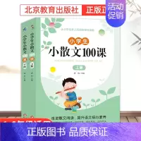 [全2册]小散文100课(上下册) 小学通用 [正版]小学生小散文100课上下册 散文诗集散文100篇写作素材语文核心素