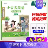 语文 四年级上 [正版]新版小古文阅读分层训练四年级4小学插图注释提高阅读能力优学练常考知识清单难题详解祥尽附赠视频