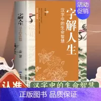 [正版]字解人生 汉子中的生命智慧 人生哲学智慧国学经典画说汉字文字汉字的中国故事说文解字汉字人生书人生哲学智慧书籍人生