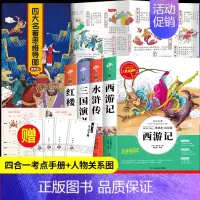 四大名著+思维导图视频版[5册] [正版]四大名著原著小学生版全4册 五年级下册必读的课外书老师阅读青少年版本三国演义水