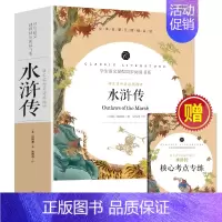 [正版]送考点习题水浒传原著 初中学生青少年小学生无障碍阅读四大名著全套原著文学小说之一