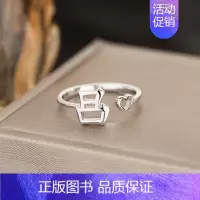 L6:吕(单只)银戒指 开口可调节 [正版]百家姓姓氏纯银戒指女小众设计高级感情侣食指2024新款