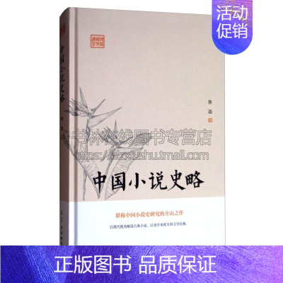 [正版]鸿儒国学讲堂 中国小说史略 究古典小说文学作品国学文献研究历史文化古籍普及读物经典书籍全新精装平装16开古吴