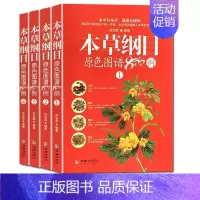 [正版]本草纲目原色图谱800例全4册中草药彩色图谱彩图版白话文李时珍家庭版养生保健食疗指南中医功能主治用量用法百草药典