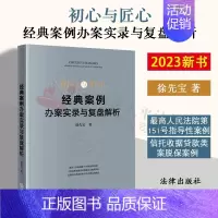 [正版]2023新书 初心与匠心 经典案例办案实录与复盘解析 徐先宝 复盘典型案例 破解类案难题 法律实务理论结合 法律