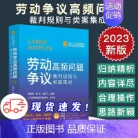 [正版]2023新书 劳动争议高频问题裁判规则与类案集成 黄梦燕 曾跃 高鹏飞 企业人力资源管理与法律顾问实务指引丛书