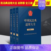 [正版]2023新书 中国民法典适用大全 总则卷 全三册 法典卷法规汇编关联规定条文释义指导案例类案检索法律实务书籍 人