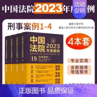 [正版]新款 书店4本套 中国法院2023年度一二三四 刑事犯罪案例司法裁判类案参考案由法律适用司法案例/实务解析