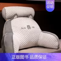 哈士奇(凉感冰豆豆材质高克重) 中号靠垫+头枕+灰色绒毯1×1.7米[座椅推荐] [正版]床头靠垫软包护腰靠枕大靠背沙发