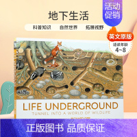 [正版]英文原版绘本DK Life Underground 地下生活地下生活 踏上大自然看不见的栖息地之旅儿童绘本4-