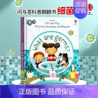 [正版]Usborne出品问与答翻翻书什么是细菌 What Are Germs 英文原版绘本 儿童启蒙科普百科早教认知纸