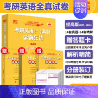 刷题冲刺]学霸狂练英语一(2011-2024)* [正版] 张剑黄皮书英语一 2025考研英语二历年真题 王继辉学霸