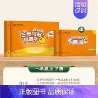 2本:一年级上册+下册 [正版]三步写好规范字一三二四五六年级字帖下册上册小学生语文同步练字贴儿童描红控笔正姿横式字帖练