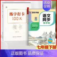 楷书+语文同步练字帖(七年级下) [正版]中国好字帖 练字打卡100天楷书行楷行书教程12345678年级上下册中小学生