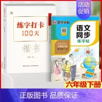 楷书+语文同步练字帖(六年级下) [正版]中国好字帖 练字打卡100天楷书行楷行书教程12345678年级上下册中小学生