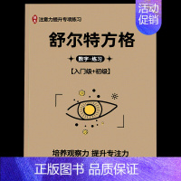 数字 练习(入门+初级)共80页 [正版]舒尔特方格专注力训练注意力训练色彩干扰图字帖小学生古诗数字视觉练习益智玩具视觉