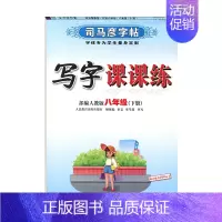写字课课练·八年级(下册) [正版]写字课课练人教版语文英语字帖一二三四五六七八九年级下册上册同步小学生字帖铅笔钢笔字楷