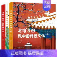 思维导图说传统全3册 [正版]思维导图说中国传统文化系列传统文化二十四节气传统节日全套共3册精装小学生中国思维导图说讲师