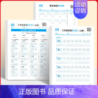[三年级上册]英语默写纸+练习纸+听写纸(全3册) [正版]荣恒3-6年级上册英语听写练习默写手撕字帖 规范字体巩固知识