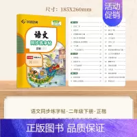 二年级·下册 [正版]小学语文同步练字帖写字课一年级二字帖下册上小学生练字帖三年级四五六正楷儿童描红临写临摹练字人教版生
