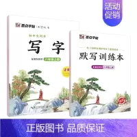 [八年级上]同步写字课 [正版]同步字帖小学生一年级上册点阵控笔训练字帖二年级下册三下练字帖每日一练人教版语文笔画笔顺描