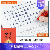 格言佳句-楷书 [正版]墨点字帖初中高中生小学生成人硬笔楷书行楷行书描红字帖四大名著名人名言格言佳句家书家训唐玉庆书法字