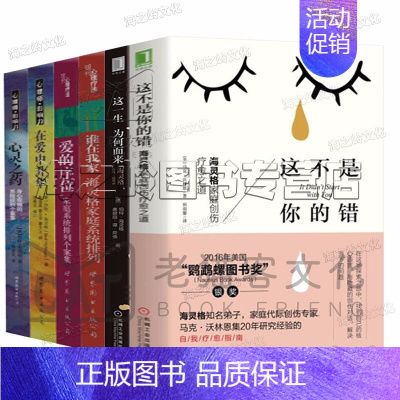 [正版]心理学书籍 海灵格心理疗愈法6册 这不是你的错 海灵格自传访谈录 谁在我家 爱的序位 活出内在的力量 心灵活泉