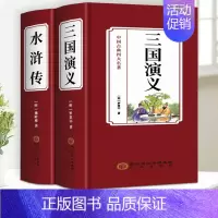 [完整版2册]三国演义+水浒传 [正版]完整无删减四大名著原著 三国演义红楼梦西游记水浒传青少年完整版 初高中生无障碍阅