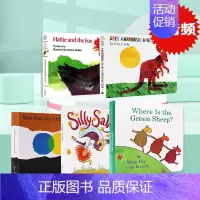 蒙氏教育系列5册 [正版]原版英语绘本from head to toe从头到脚英文纸板书 幼儿童早教启蒙认知读物dear