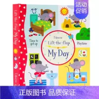 [正版]Usborne 我的一天Lift the flap My Day 英文原版绘本 情景认知儿童英语启蒙立体书早教书