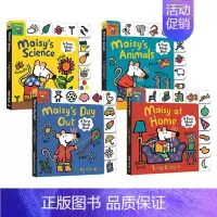 小鼠波波单词小百科 4册纸板 [正版]英文原版绘本 Maisy First Experience 小鼠波波 10册袋装