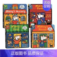 小鼠波波立体场景 4册纸板 [正版]英文原版绘本 Maisy First Experience 小鼠波波 10册袋装 幼