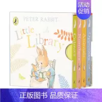 彼得兔的故事小小图书馆4册盒装 [正版]彼得兔的故事全集 英文原版 Beatrix Potter The Complet